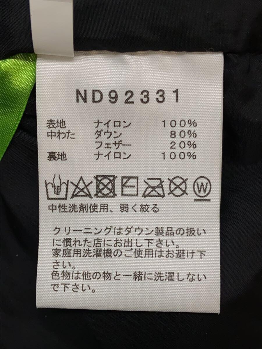 THE NORTH FACE◆ダウンジャケット/M/ナイロン/ブラック/ND92331_画像4