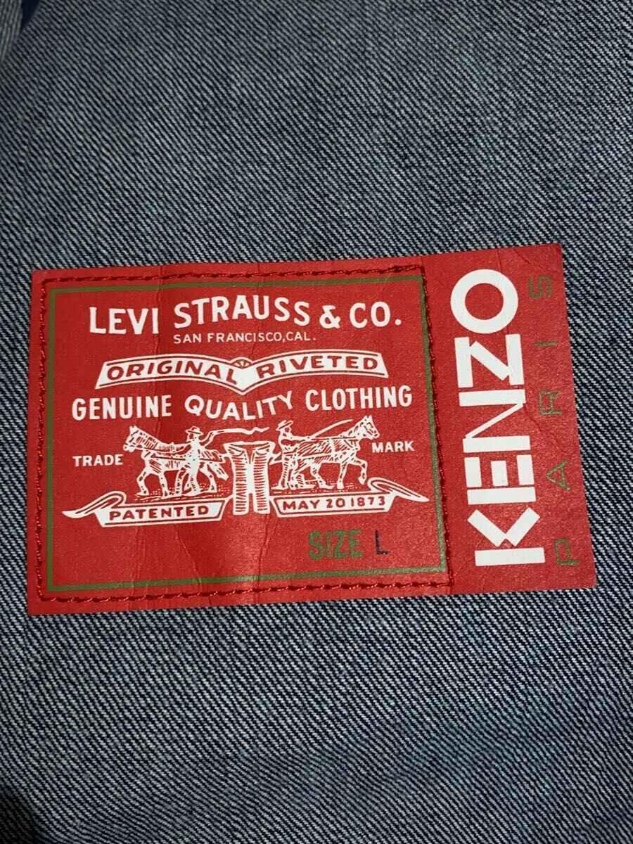 Levi’s◆ブレザージャケット ダークインディゴ DENIM/XL/デニム/ネイビー/A6838-0_画像3