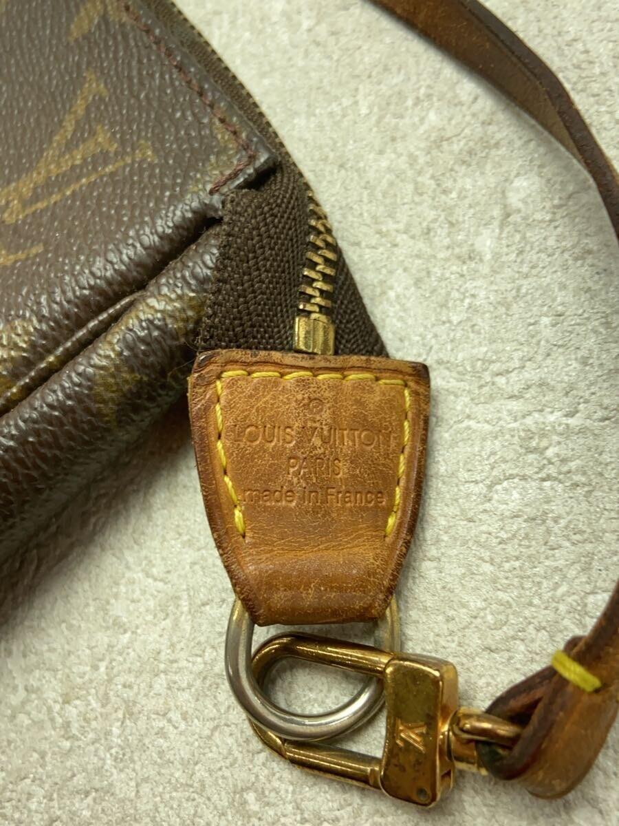 LOUIS VUITTON◆1)ポシェット・アクセソワール_モノグラム・キャンバス_BRW/PVC/BRW/総柄_画像5