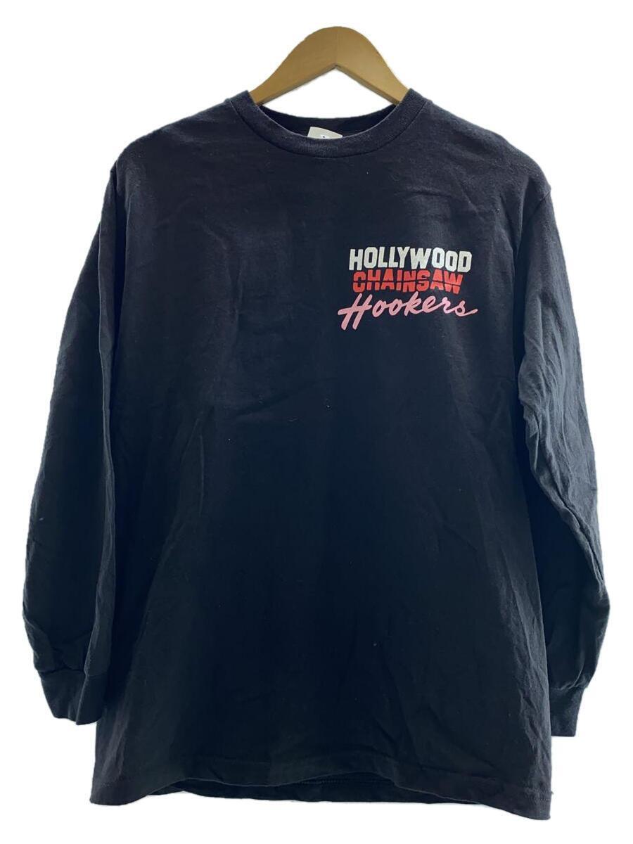 WACKO MARIA◆HOLLYWOOD CHAINSAW HOOKERS/CREW NECK LONG SLEEVE T-SHIRT_画像1