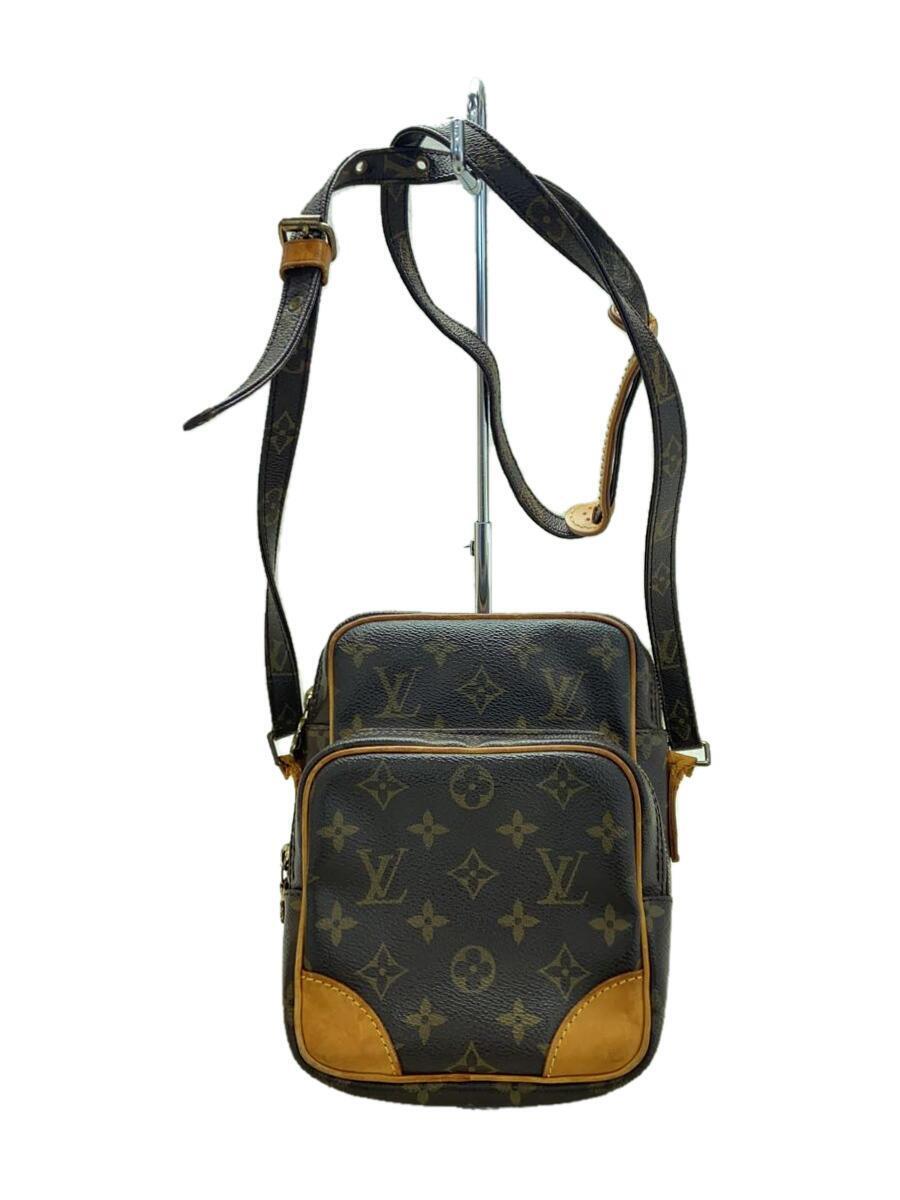 LOUIS VUITTON◆アマゾン_モノグラム・キャンバス_BRW/PVC/BRW_画像1