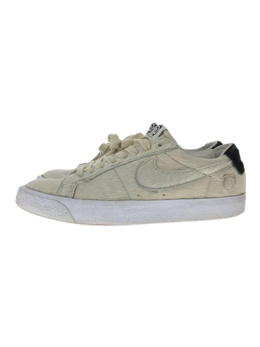 NIKE◆BLAZER LOW/ベアブリック/27cm/メディコムトイ/WHT/ハラコ/CZ4620-200_画像1