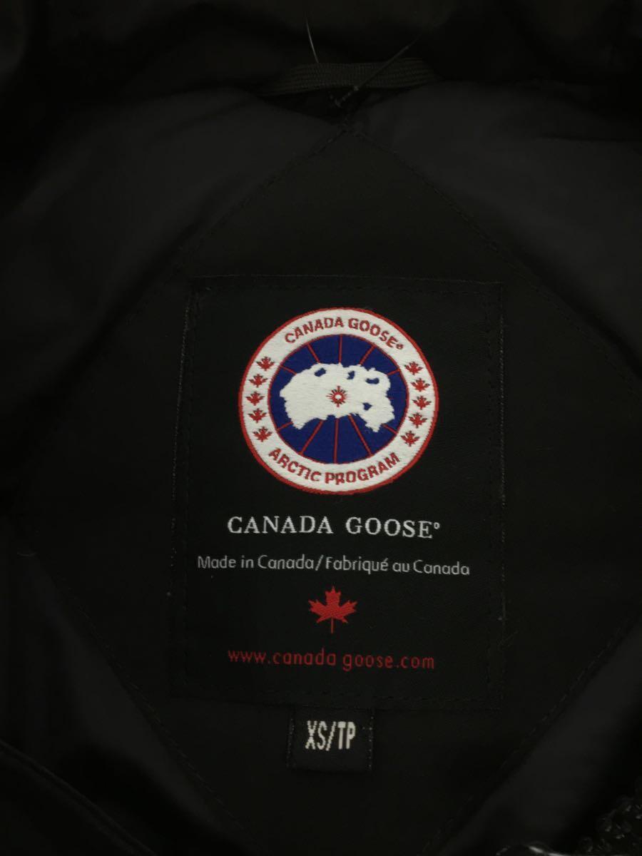 CANADA GOOSE◆ダウンジャケット/XS/ポリエステル/BLK/無地/3425JM_画像3