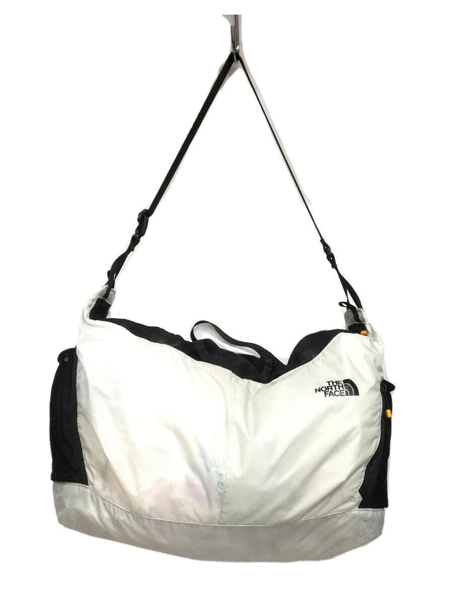 THE NORTH FACE◆FLYWEIGHT DUFFLE/28L/ボストンバッグ/ナイロン/WHT/NA0A3KWP