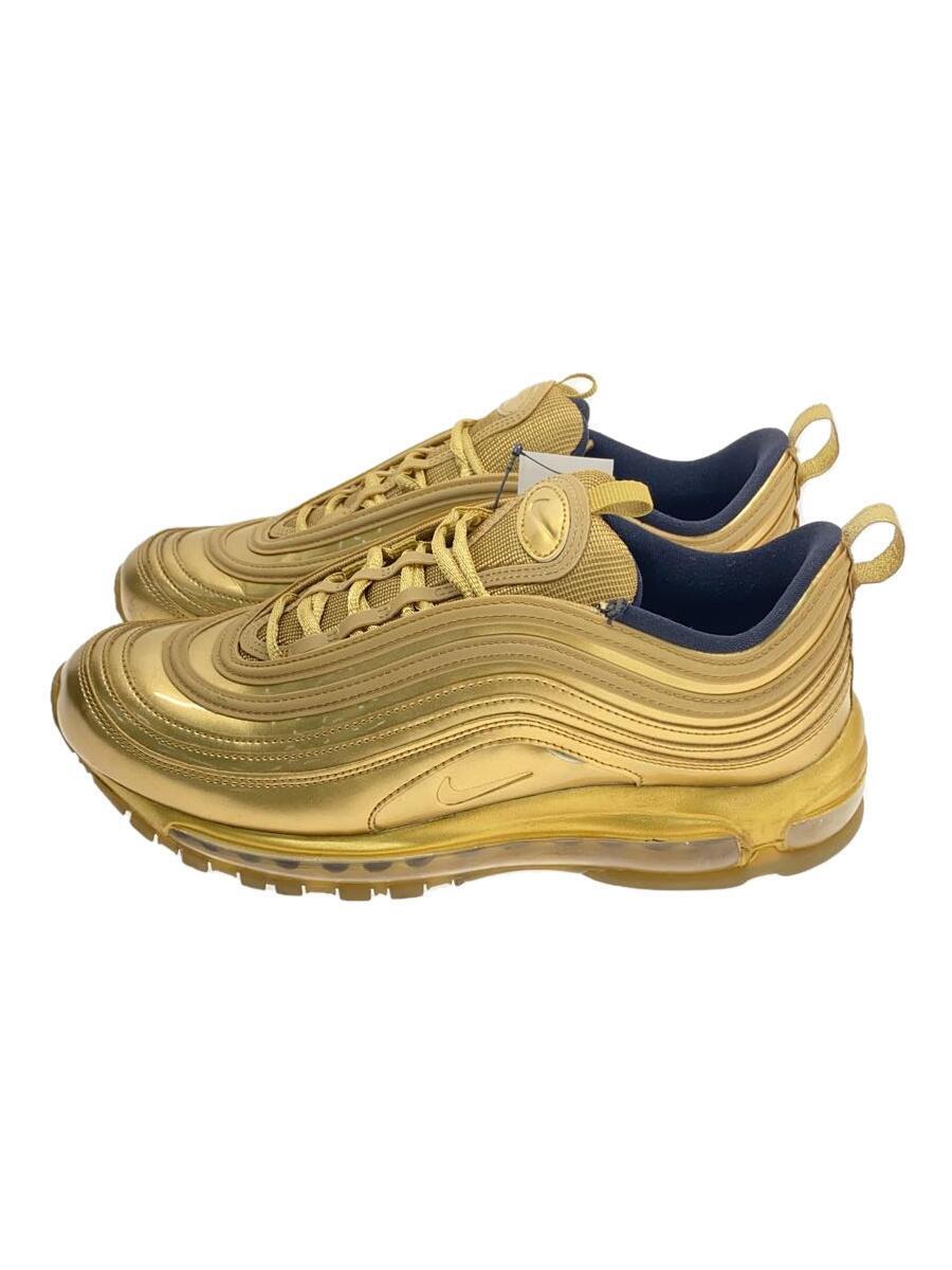 NIKE◆AIR MAX 97 QS_エアマックス 97 QS/27cm/GLD/エナメル_画像1