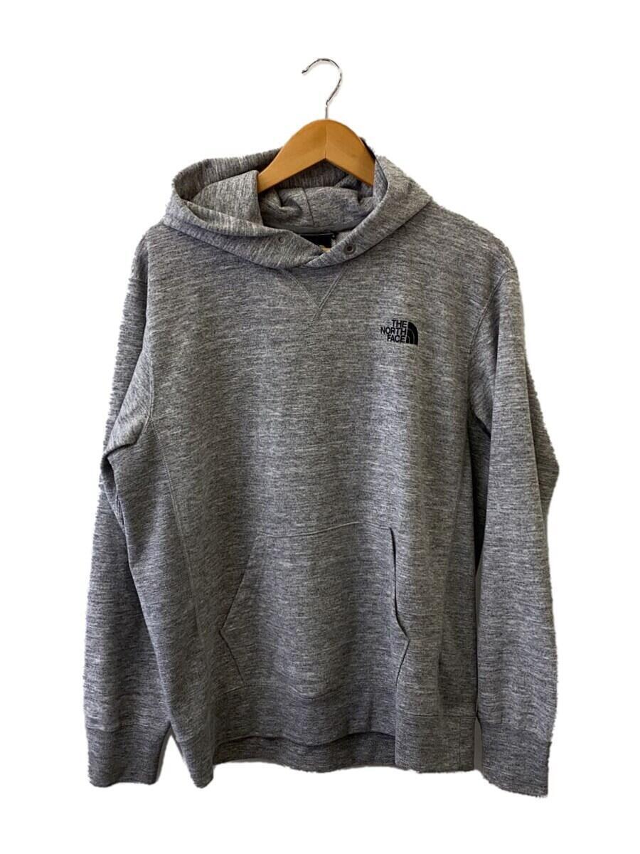 THE NORTH FACE◆BACK SQUARE LOGO HOODIE/L/ポリエステル
