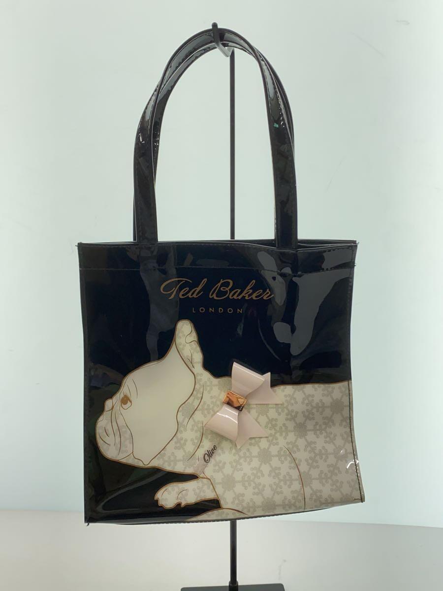 TED BAKER◆トートバッグ/-/BLK_画像1