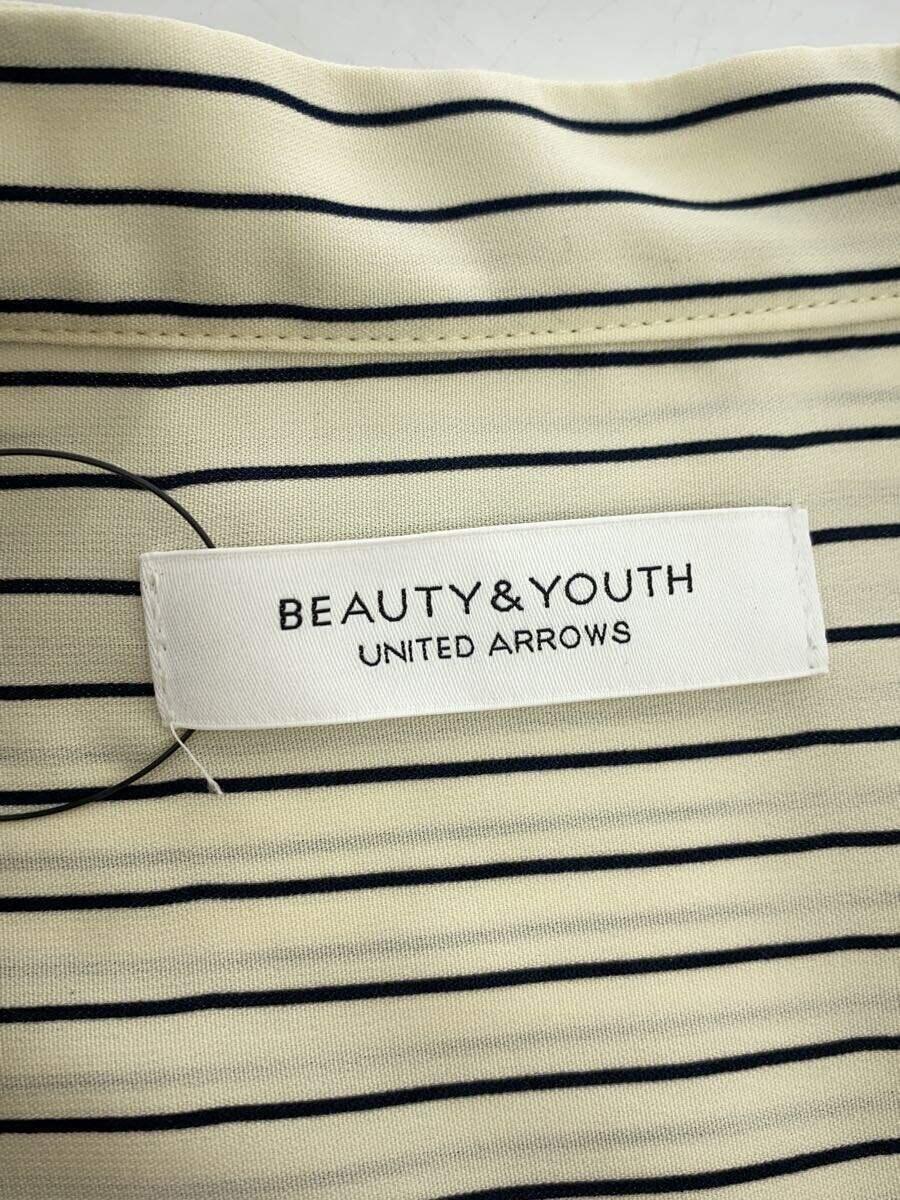 BEAUTY&YOUTH UNITED ARROWS◆ユナイテッドアローズ/長袖ブラウス/-/ポリエステル/IVO/ストライプ/1621-652-12_画像3