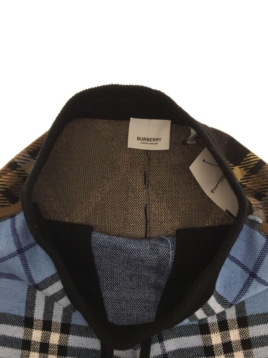 BURBERRY◆LONDON ENGLAND ショートパンツ/8Y/ウール/BLU/チェック_画像3