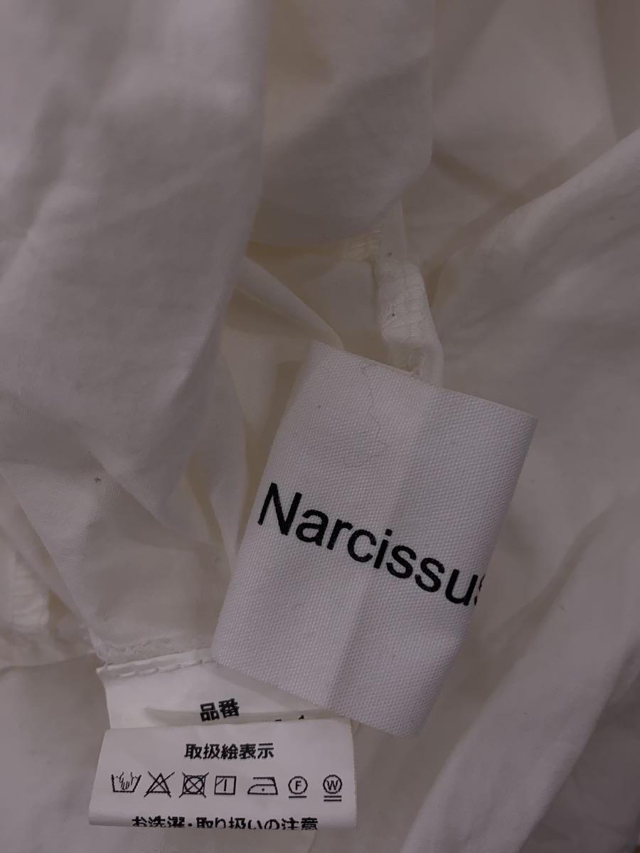 Narcissus◆長袖ワンピース/FREE/コットン/WHT/23SSNNC056-1_画像3