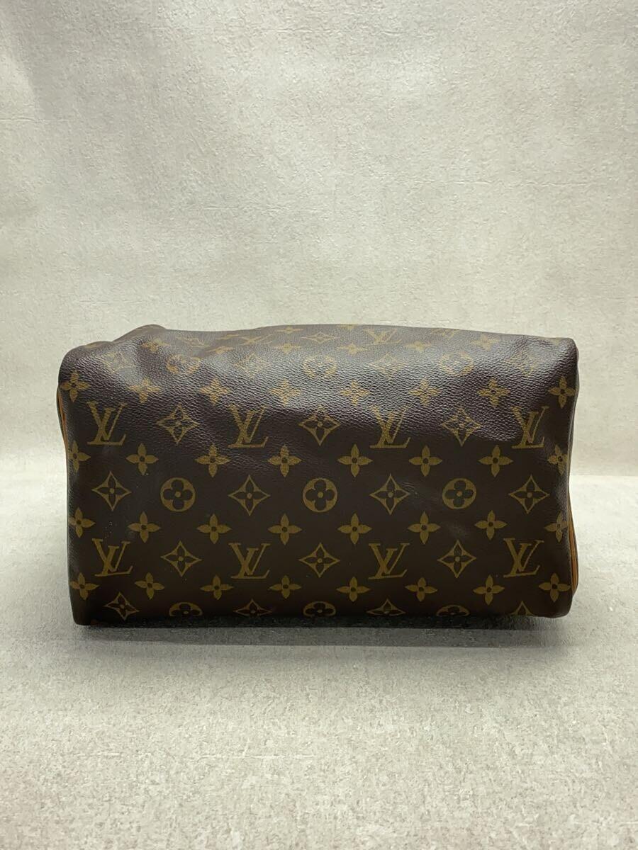 LOUIS VUITTON◆1)スピーディ30_モノグラム・キャンバス_BRW/PVC/BRW_画像4