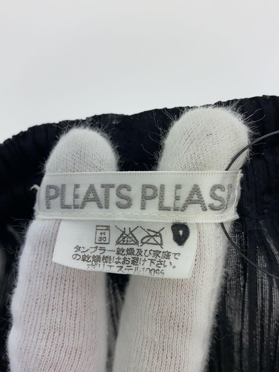 PLEATS PLEASE ISSEY MIYAKE◆ボトム/-/ポリエステル/BLK/無地/PP05-JF004_画像4