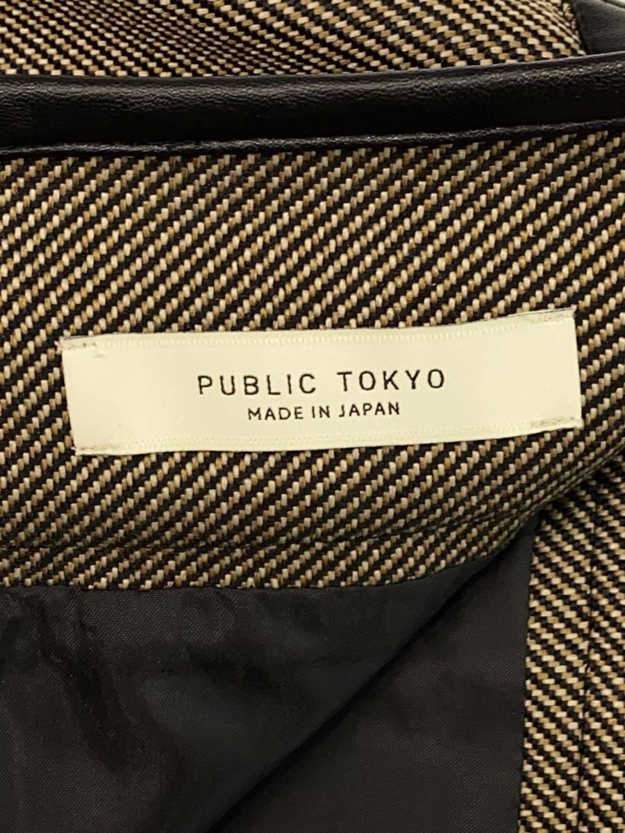 PUBLIC TOKYO◆スカート/FREE/ポリエステル/BRW/709544004_画像4