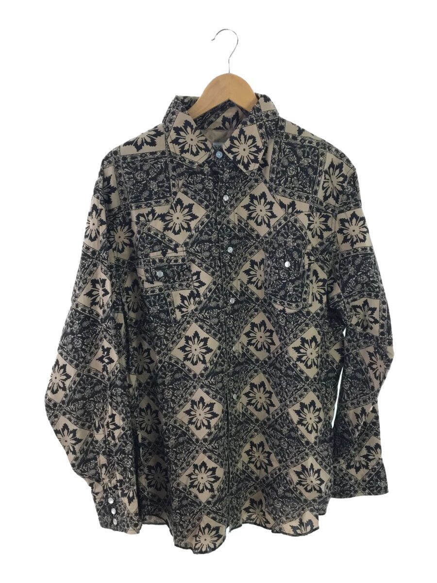 South2 West8(S2W8)◆20SS/Western Shirt Printed Flannel Batik/M/コットン/総柄/GL835_画像1