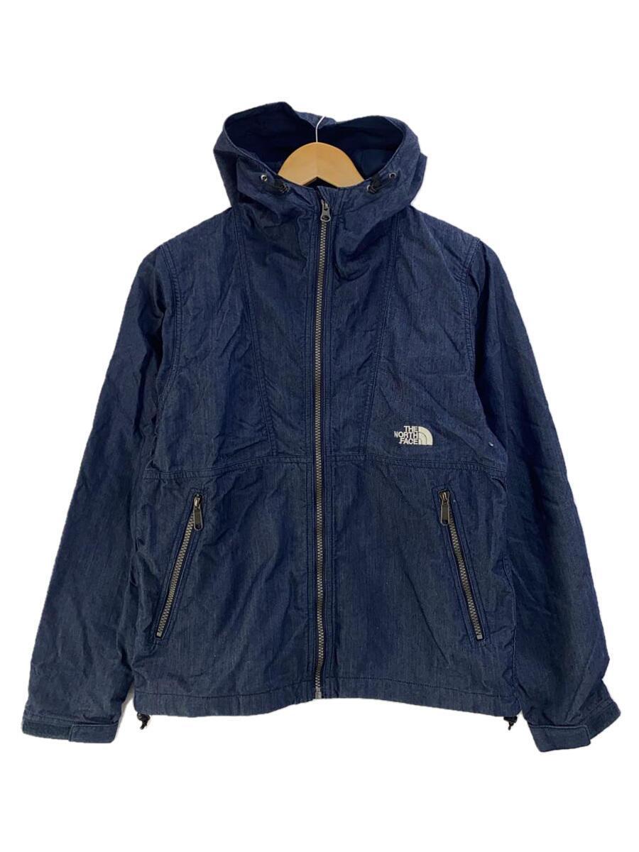 THE NORTH FACE◆NYLON DENIM COMPACT JACKET_ナイロンデニムコンパクトジャケット/M/ナイロン/IDG