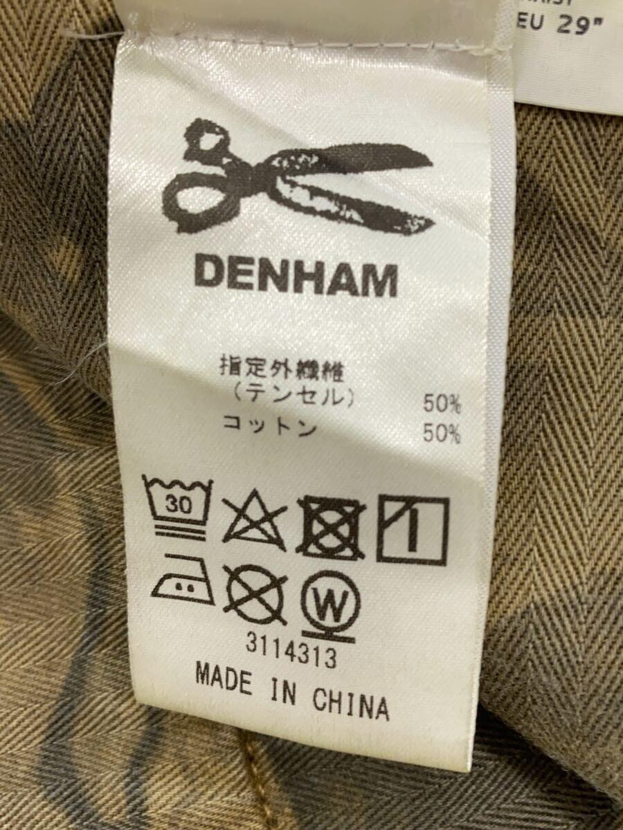 DENHAM◆ボトム/29/コットン/BEG/無地/ベージュ/パンツ/_画像5