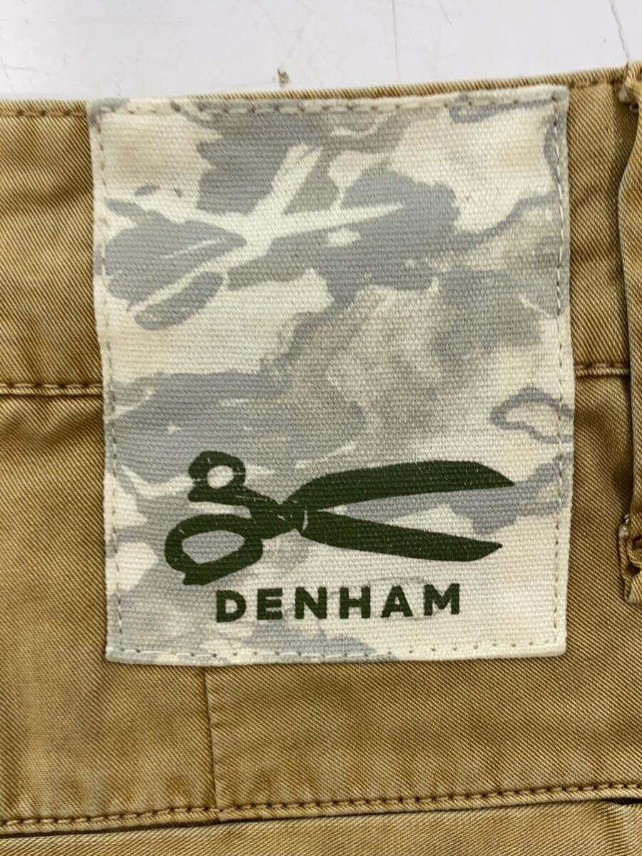 DENHAM◆ボトム/29/コットン/BEG/無地/ベージュ/パンツ/_画像4