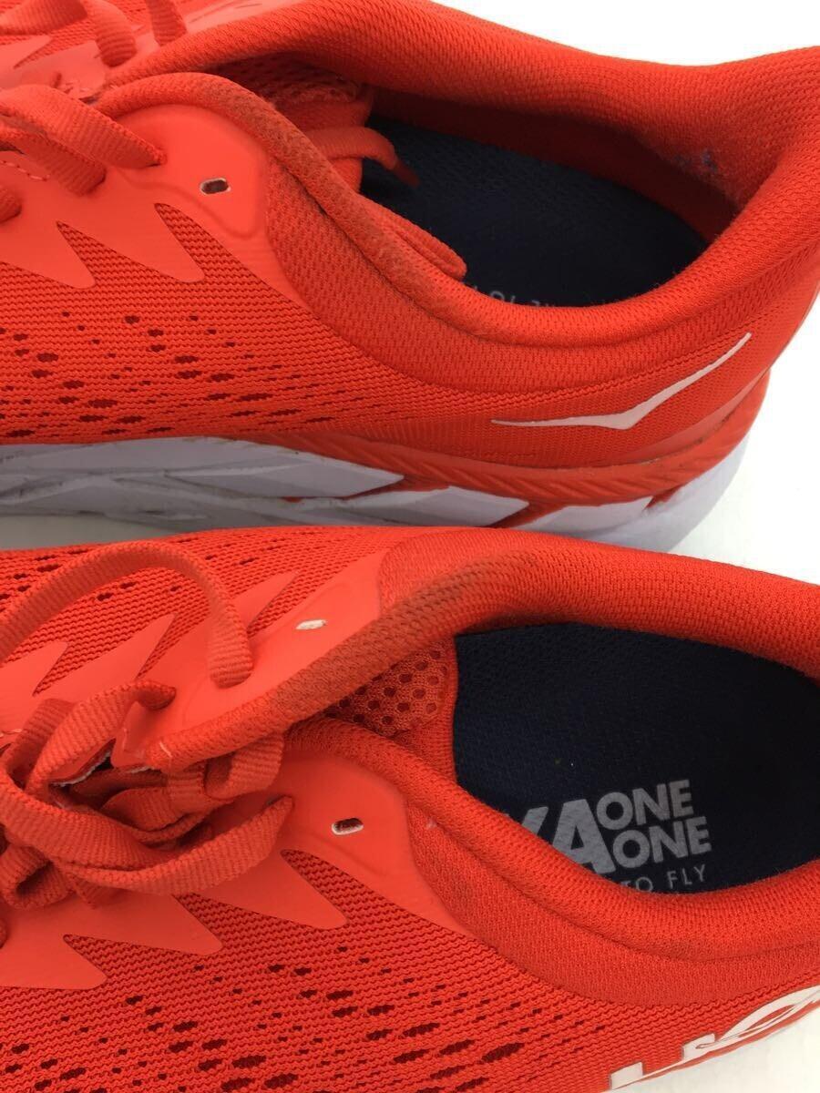 HOKA ONE ONE◆CLIFTON 7 WIDE/クリフトン7/1110534/ローカットスニーカー/レッド/26.5cm_画像9