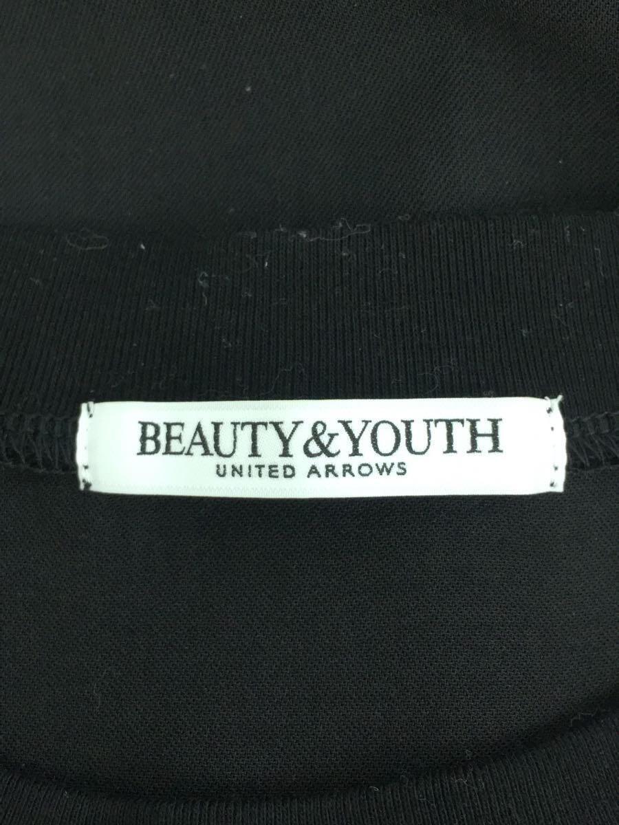 BEAUTY&YOUTH UNITED ARROWS◆半袖カットソー/FREE/ポリエステル/BLK/無地/1617-248-5840_画像3