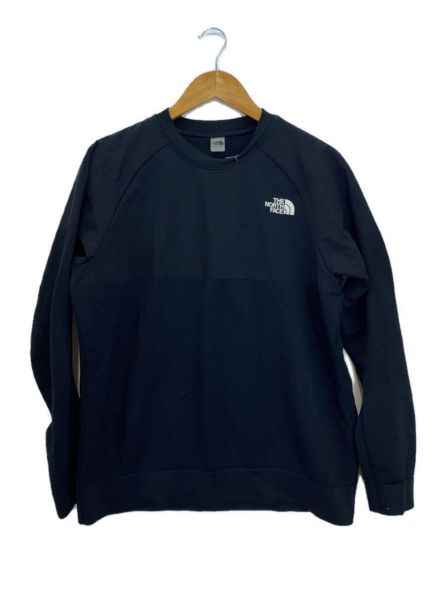 THE NORTH FACE◆Engineered Track Pullover/スウェット/L/ポリエステル/BLK/NT12071