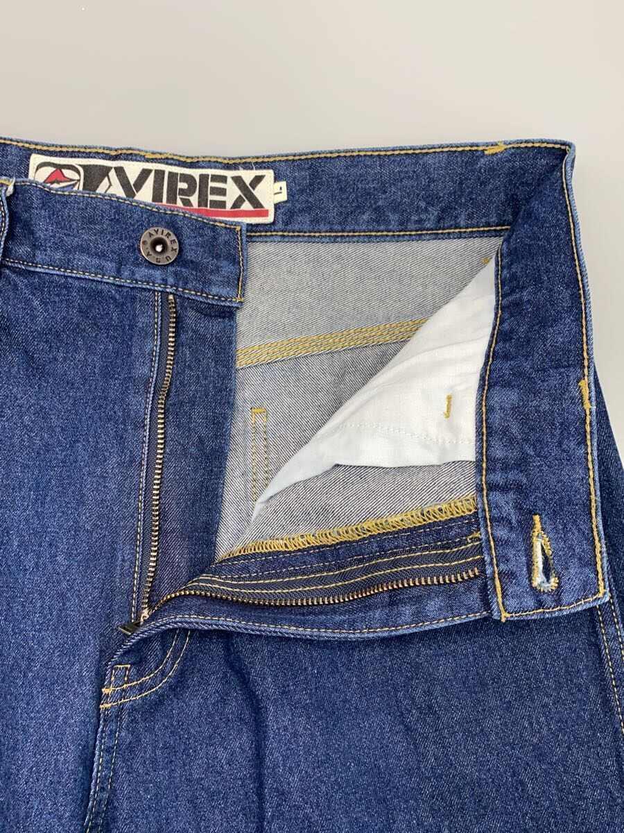 AVIREX◆VARSITY PAINTER PANTS/ペインターパンツ/L/コットン/IDG/783-2210020_画像3