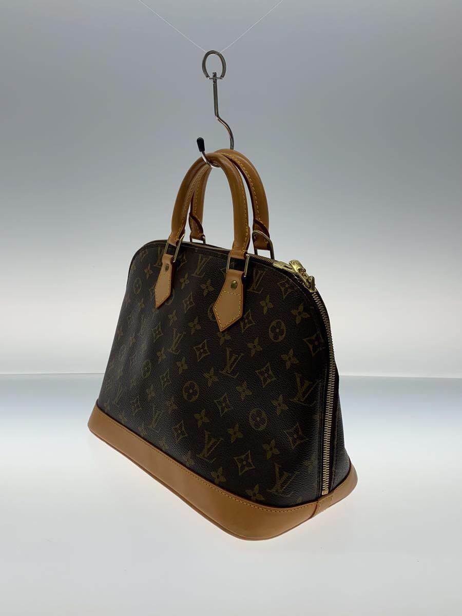 LOUIS VUITTON◆アルマ_モノグラム・キャンバス_BRW/PVC/BRW_画像2