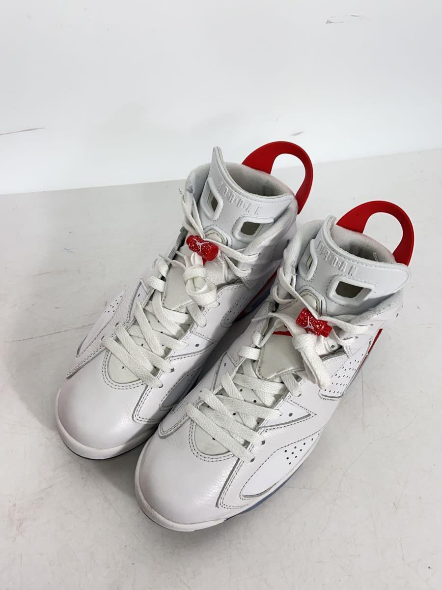 NIKE◆AIR JORDAN 6_エア ジョーダン 6/26cm/WHT_画像2