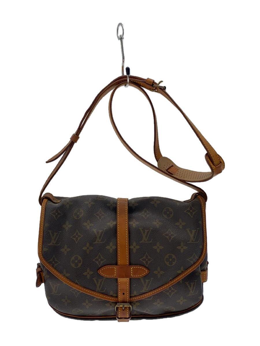 LOUIS VUITTON◆1)ソミュール30_モノグラム・キャンバス_BRW/PVC/BRW_画像1