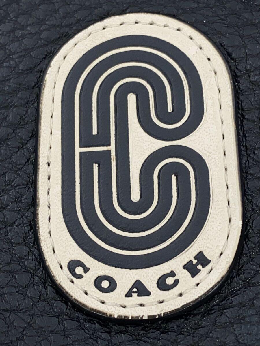 COACH◆ショルダーバッグ/レザー/BLK/C5050_画像5