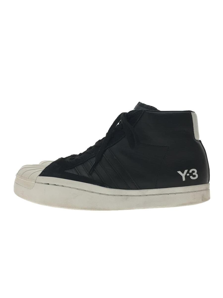 Y-3◆ハイカットスニーカー/28.5cm/BLK/HO2576_画像1