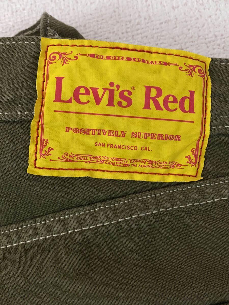 Levi’s RED◆ストレートパンツ/27/コットン/KHK/PC9-A0162-0002_画像4