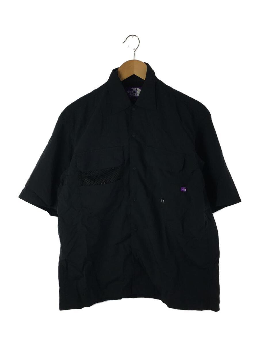 THE NORTH FACE PURPLE LABEL◆半袖シャツ/XS/ナイロン/BLK/nt3210n