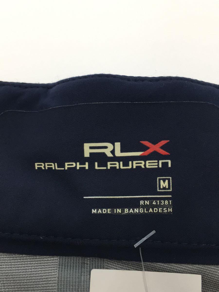 RLX RALPHLAUREN◆ナイロンジャケット/M/ナイロン/ネイビー/無地_画像3