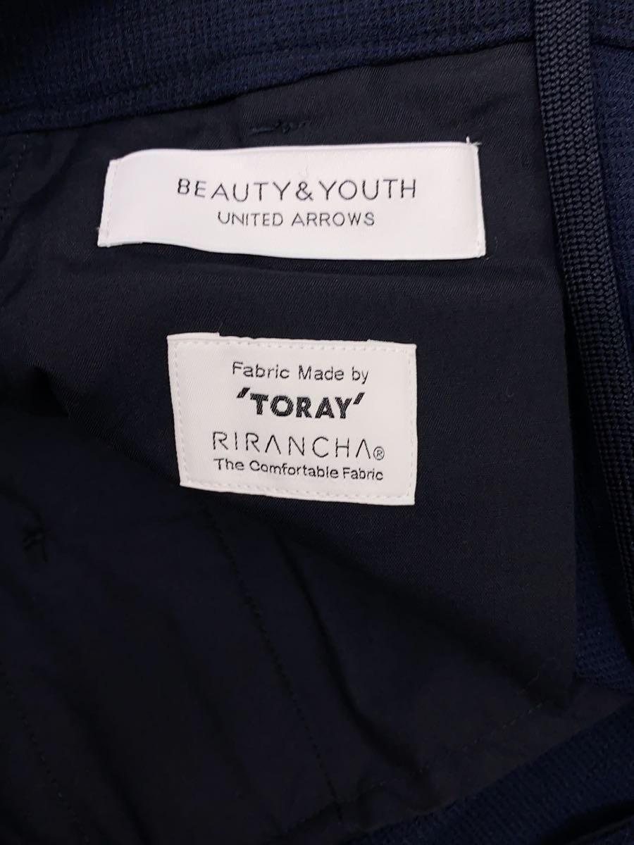 BEAUTY&YOUTH UNITED ARROWS◆ストレートパンツ/XL/ポリエステル/NVY/1214-199-7381_画像4