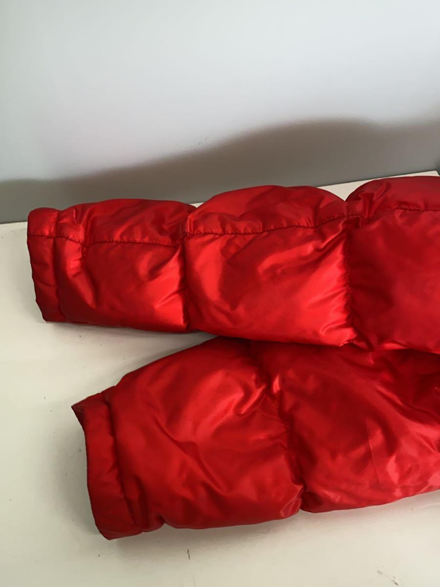 NIKE* down jacket /M/ nylon /RED/ plain 