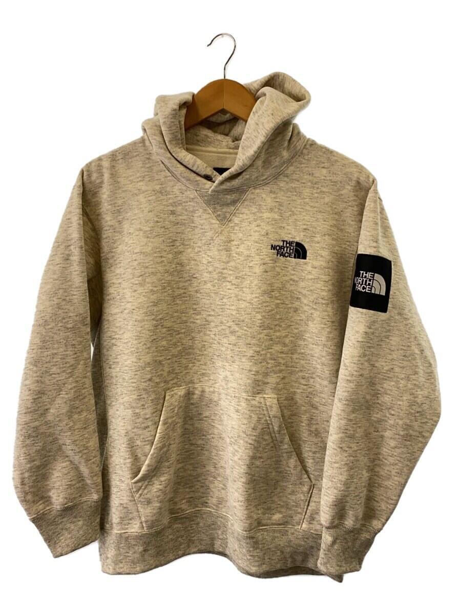 THE NORTH FACE◆SQUARE LOGO HOODIE_スクエア ロゴ フーディ/L/コットン/CRM