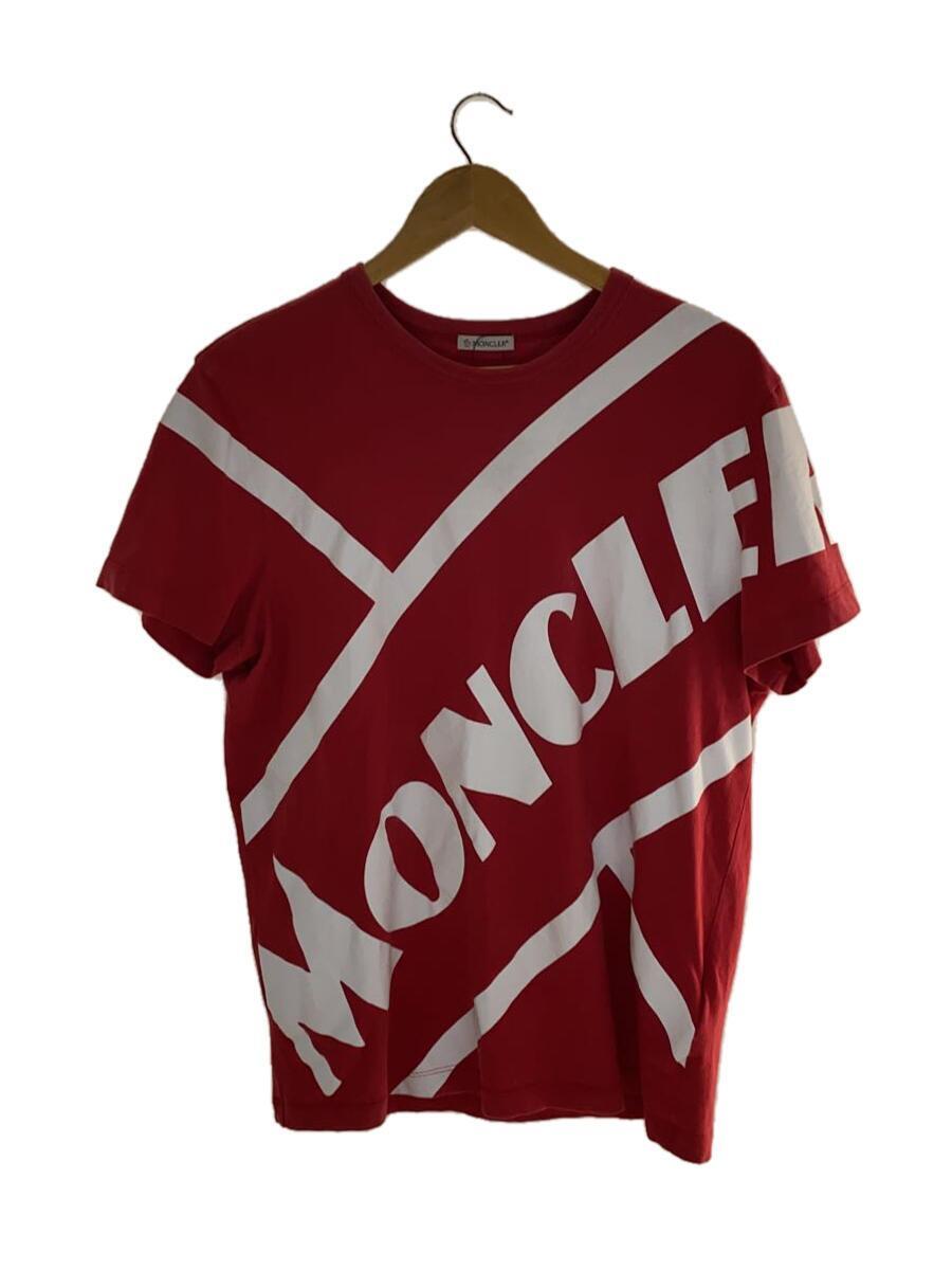 MONCLER◆MAGLIA T-SHIRT/Tシャツ/L/コットン/RED/F10918C70610 8390T