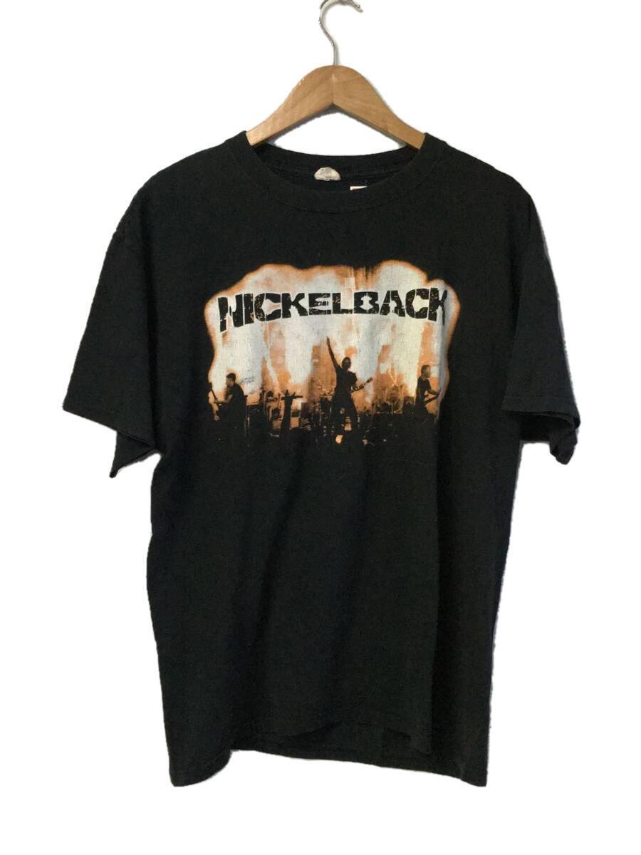 ANVIL◆Tシャツ/XL/コットン/ブラック/00s/NICKELBACK/TOUR2009