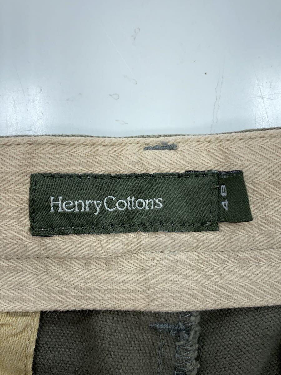 Henry Cotton’s◆ヘンリーコットンズ/ボトム/-/コットン/カーキ/無地_画像4