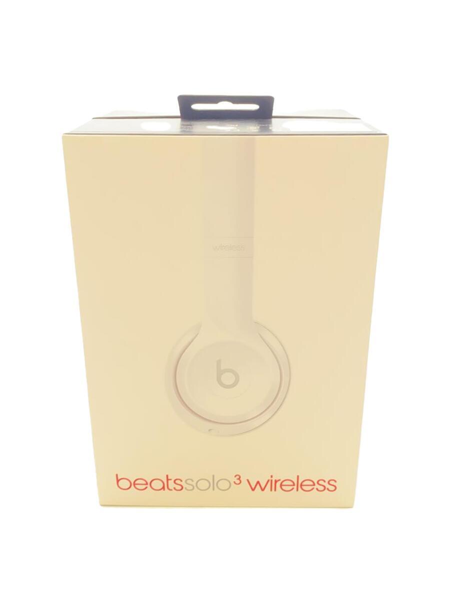 beats by dr.dre◆ヘッドホン solo3 wireless MNEP2PA/A [グロスホワイト] A1796