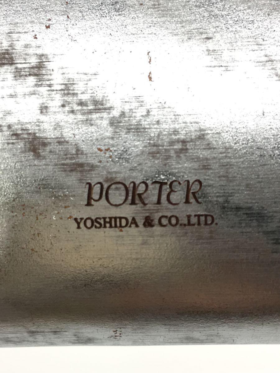 PORTER◆長財布/レザー/SLV/無地/メンズ/195-01328_画像3