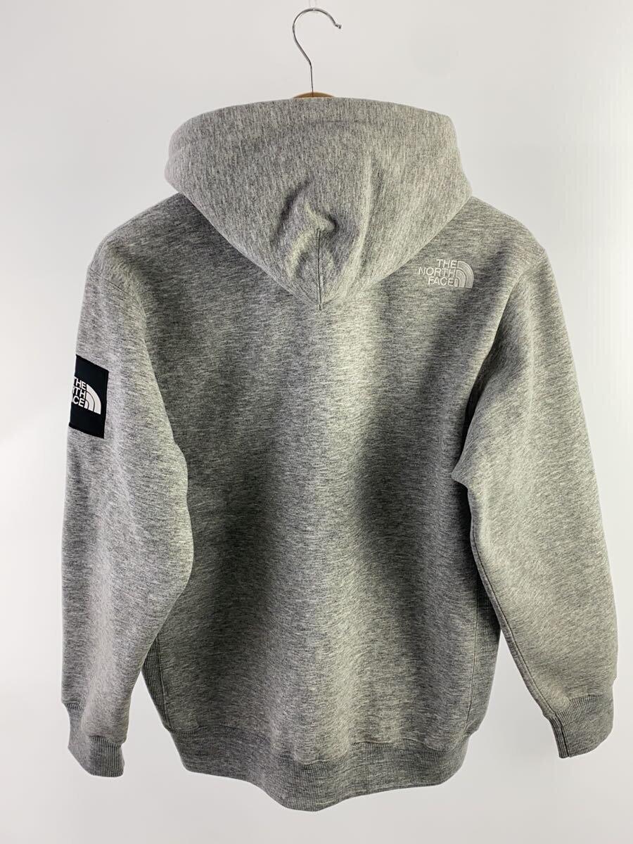 THE NORTH FACE◆SQUARE LOGO FULL ZIP_スクエアロゴフルジップ/S/コットン/GRY_画像2