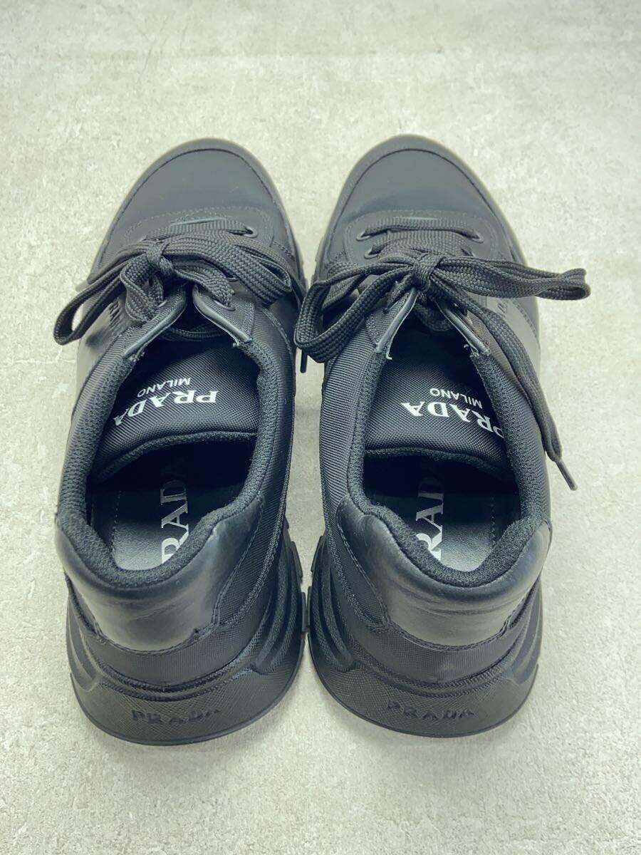 PRADA◆ローカットスニーカー/UK8/BLK/ナイロン_画像3