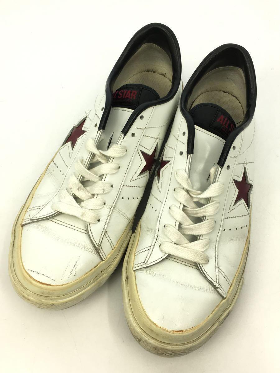 CONVERSE◆MADE IN JAPAN/ワンスタ－/ローカットスニーカー/27cm/WHT_画像2