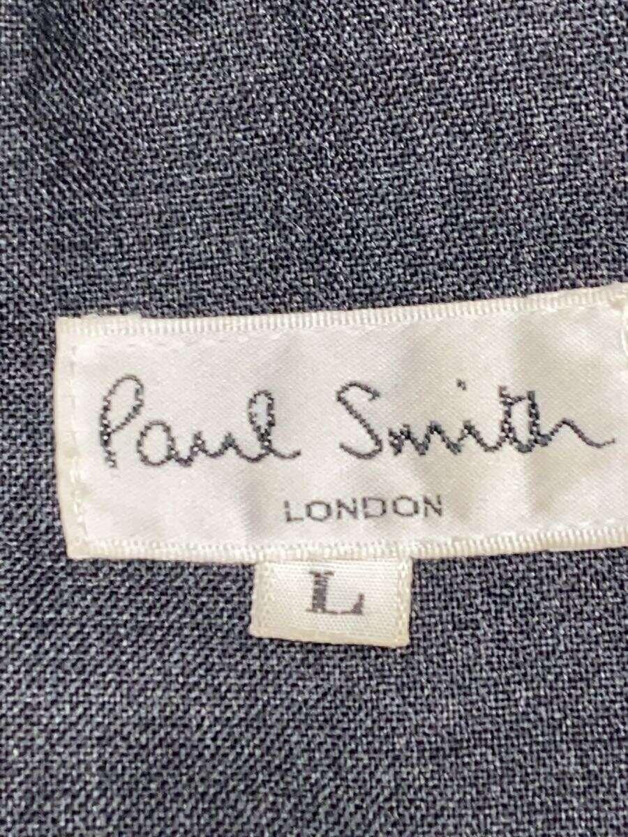 Paul Smith◆ステンカラーコート/L/ウール/GRY/無地/433332_画像3