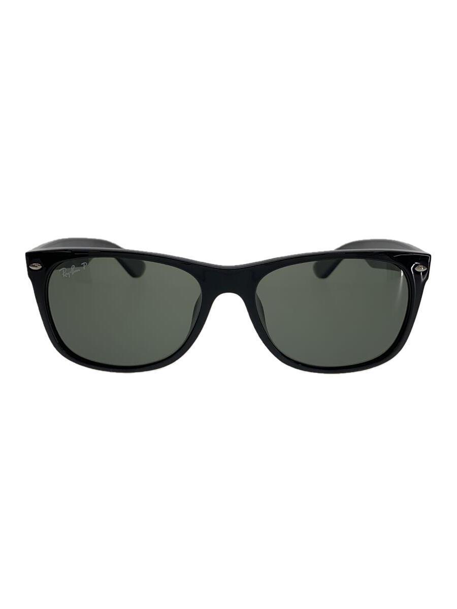 Ray-Ban◆サングラス/ウェリントン/プラスチック/BLK/GRY/メンズ/RB2132-F