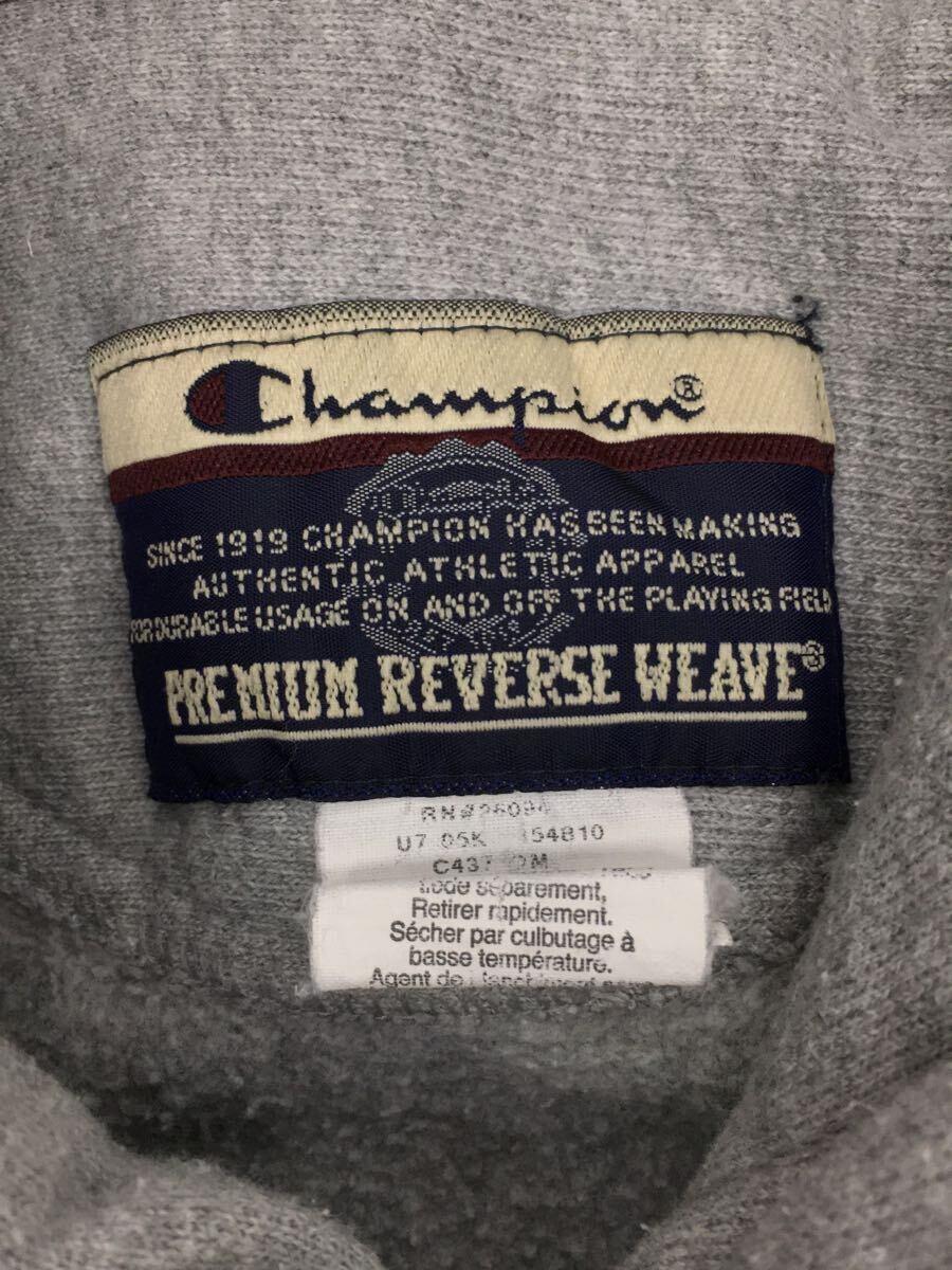 Champion◆パーカー/XL/コットン/GRY/プリント/PREMIUM REVERSE WEAVE/00s_画像3