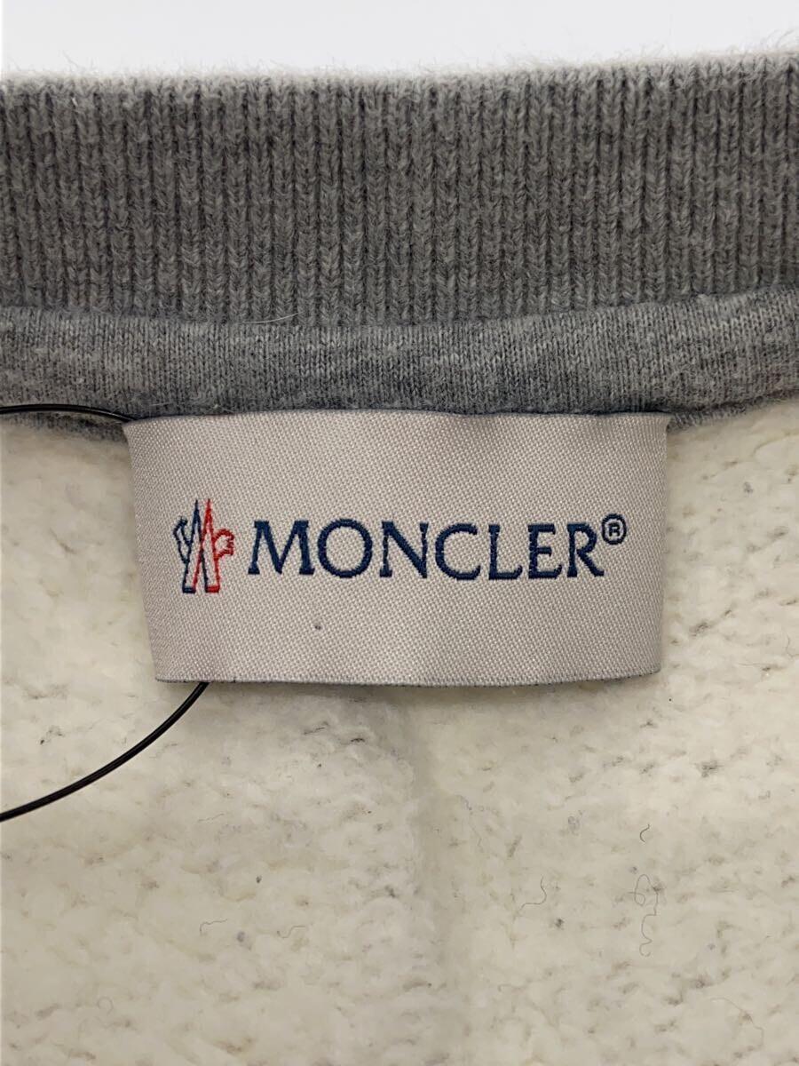 MONCLER◆スウェット/M/コットン/GRY/無地/B20918011550/80972_画像3