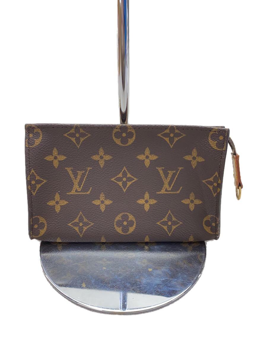 LOUIS VUITTON◆ポーチ/-/BRW/総柄