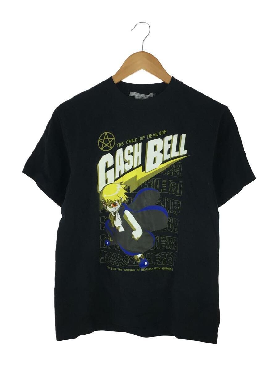 GASH BELL/Tシャツ/M/コットン/BLK/00s/金色のガッシュベル